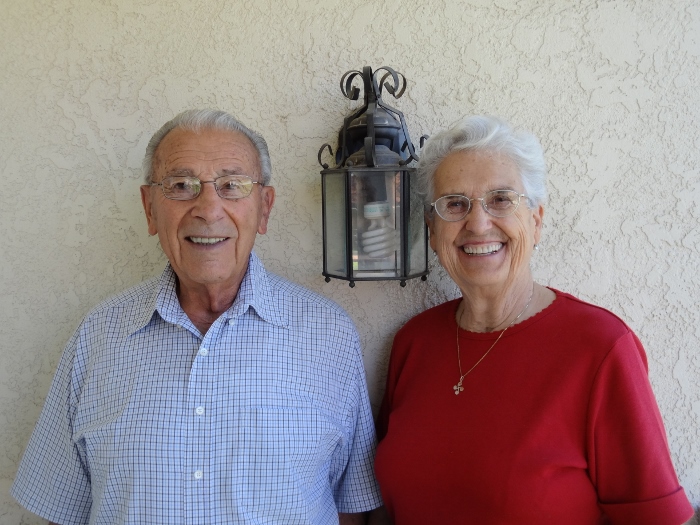 John and Grace Mainvil, California Basques.  Grace has served as NABO's treasurer since 1987 (photoEuskalKultura.com)